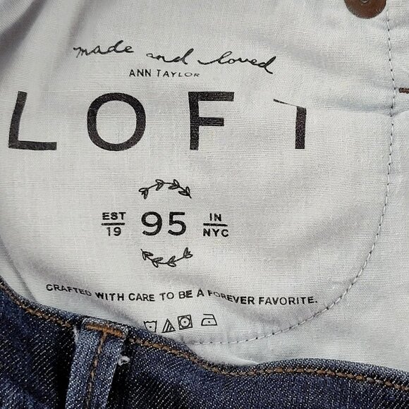 Ann Taylor Loft Womens Jeans High Waist Skinny Ankle size 4 27" JH158589 - Picture 6 of 6